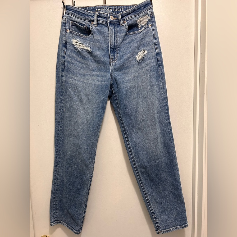 American Eagle Outfitters High Rise Blue Jeans